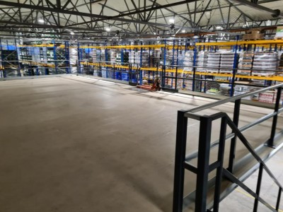 Mezzanine for ELVI Latvija logistika